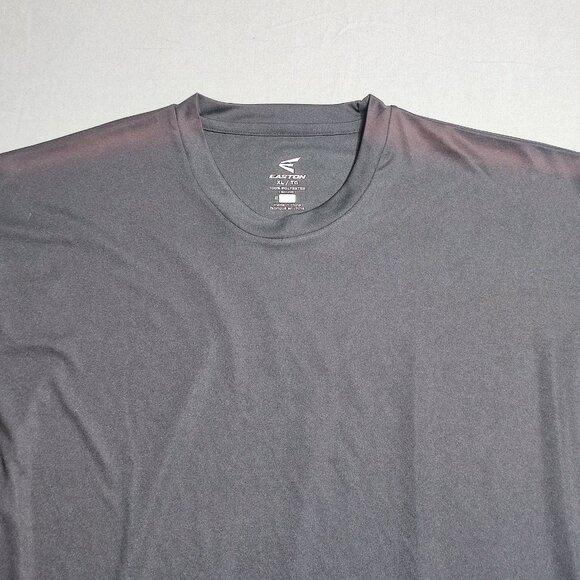 Easton active wear long sleeve shirt men's size XL black with white logo - Picture 11 of 11